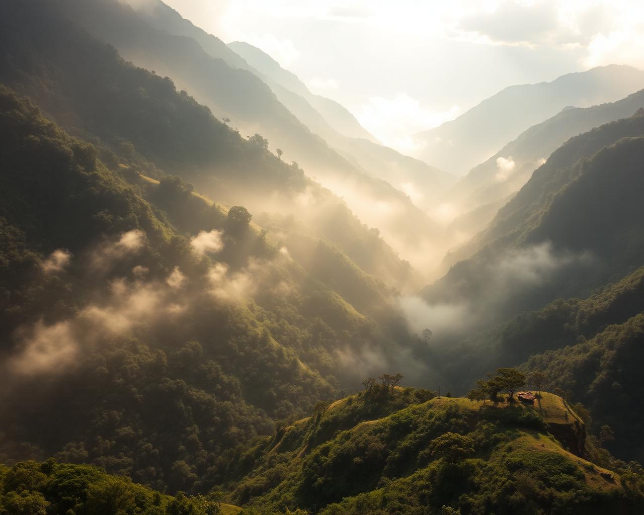 Huila coffee landscape
